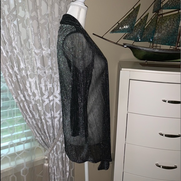 Connected apparel sheer light sparkling blazer - Picture 7 of 7